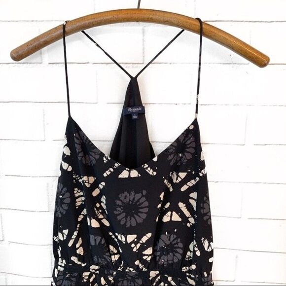 2 for $30 MADEWELL Starview Batik Grid Silk Dress - Picture 3 of 8